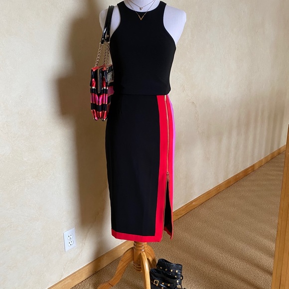 Ted Baker color block skirt - Picture 2 of 8